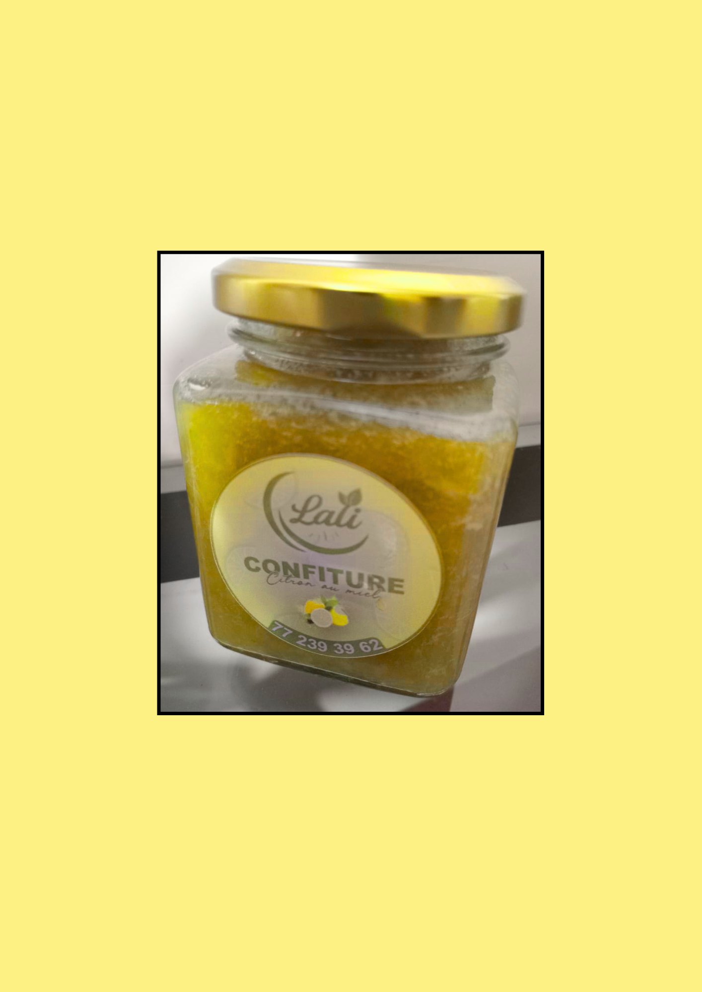 Confiture de citron au miel